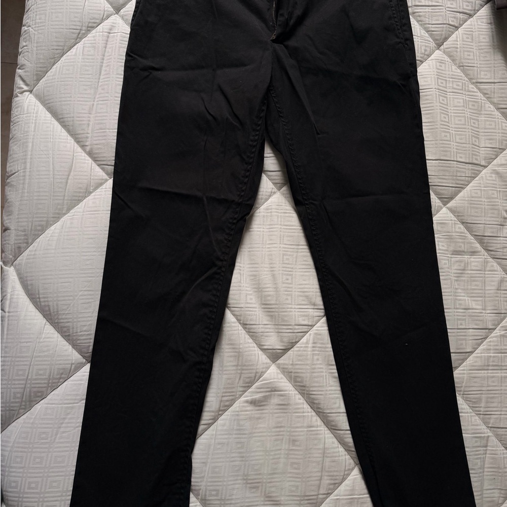 Banana Republic Black Fulton Chino Pants